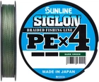 Шнур Sunline Siglon PE х4 150 м # 1.2 / 0.187 мм 9.2 кг Темно-зелений (16580920)