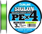 Шнур Sunline Siglon PE х4 150 м # 0.2 / 0.076 мм 1.6 кг Салатовий (16580900)