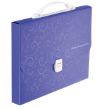 Портфель пластиковый Buromax Barocco А4 фиолетовый (BM.3719-07)