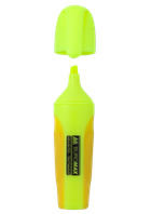 Текст-маркер Buromax Neon с резиновыми вставками 2-4 мм Желтый (ВМ.8904-08)