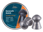 Кулі пневм Haendler Natermann Baracuda Match, 4,5 мм , 0,69 г, 400 шт/уп - зображення 1