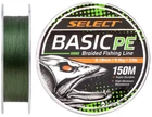 Шнур Select Basic PE 150 м 0.18 мм 9,9 кг Темно-зеленый (18701825)
