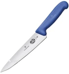 Профессиональный нож Victorinox Fibrox Carving разделочный 250 мм Blue (5.2002.25)