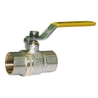 Кран кульовий для газу SANTAN PREMIUM 600, 1 1/2" внутрішній-внутрішній, жовта ручка
