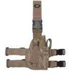 Кобура для пістолета стегновий регульована правобічна MFH vegetato desert (30725M) - зображення 1