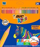 Олівці кольорові BIC Evolution Stripes 24 кольори (950525) (3086123499133)