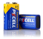 Батарейка солевая PKCELL 9V/6F22, крона, 1 штука PC/6F22-1S