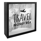 Копилка Travel money box Arivans 22х22х5 см черный 52-958