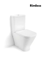 Унитаз-компакт Roca Gap Clean Rim A34D738000 с сидением Soft Close