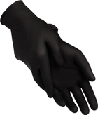 Одноразові рукавиці XoKo нітрилові без пудри Розмір XL 10 шт. Чорні (9869201152250) - зображення 4