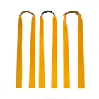 Комплект плоских резинок для рогатки 3шт натуральный латекс желтая (OK2214875842) - зображення 1