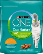 Сухой корм для кошек Purina One Dual Nature Spirulina с курицей