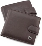 Чоловічий шкіряний гаманець ST Leather ST103 Coffee