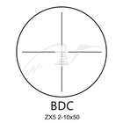 Прицел MINOX ZX5i 2-10x50 сетка - BDC (с подсветкой) - изображение 3