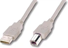 Кабель Atcom USB 2.0 AM/BM 2 Ferite 5 м White (10109)