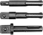 Набор переходников SDS+ YATO 1/4", 3/8", 1/2" 3 шт (YT-04686)