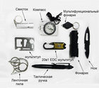 Набір для виживання з 10 інструментів Kinsmirat AK-10 у пластиковому кейсі - зображення 3
