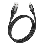 Кабель Hoco Lightning Excellent charging data cable X50 |1m, 2.4A| black