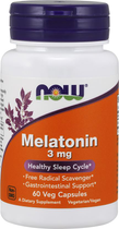 Аминокислота Now Foods Мелатонин 3 мг 60 веган капсул (733739032553)