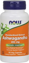 Натуральна добавка Now Foods Ashwagandha 450 мг Капсули