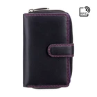 Гаманець жіночий шкіряний Visconti Carmelo Black/Berry (R13 BLK/BERRY)