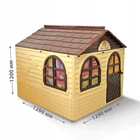 Детский Игровой Домик Doloni Toys Со Шторками Пластиковый 125077 (125077)