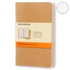3 блокноти Moleskine Cahier маленьких бежевих 9788883704925