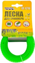 Леска для триммера Mastertool 1.65 мм 15 м "крученный квадрат" (19-1216 )