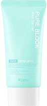 Солнцезащитный гель A'pieu Pure Block Aqua Sun Gel SPF50/PA+++ 50 мл (8809581450646)
