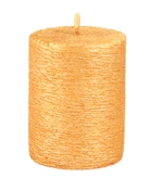 Набор свечей из пальмового воска Сandlesbio Silk Золотой 5.5х7 см 6 штук (SG 55/70) - изображение 3