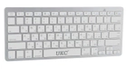 Беспроводная Bluetooth клавиатура UKC BK3001 (X5) Silver - изображение 2