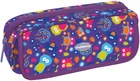 Пенал мягкий Cool For School Совы 2 отделения Фиолетовый (CF86629)