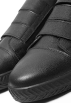 Мужские черные кожаные кеды на липучках 40 р (26.5 см) - изображение 4