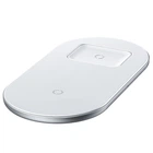 Беспроводная зарядка QI BASEUS Simple 2in1 Wireless Charger 18W Max For Phones+Pods (18W). White
