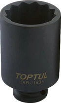 Головка торцевая Toptul ударная длинная 1/2" 36 мм 12 г (KABJ1636)