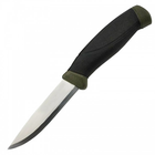 Нож фиксированный Mora Companion длина: 215мм лезвие: 102мм углеродистая сталь зеленый - изображение 1