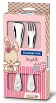 Дитячий набір столових приборів Tramontina BABY Le Petit pink, 2 предмети 66973/015