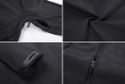 Тактическая куртка Tringa Soft Shell (Black) XXL - изображение 7