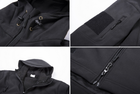 Тактична куртка Tringa Soft Shell (Black) XXXL - зображення 8