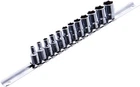 Набор головок Toptul 1/4" 12 шт 4~13 мм (на планке) (GAAQ0801U)