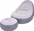 Надувное кресло с пуфом AIR SOFA надувное велюровое Comfort Model (824V)