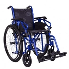 Инвалидная коляска OSD MILLENIUM III сиденье 43 см синяя (OSD-STB3-43) - изображение 1