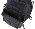 Рюкзак сумка (месенджер) тактична військова Oxford 600D 6 л Україна Black (T-Bag 2) - зображення 5