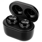 Вакуумні навушники Bluetooth TWS A6 із зарядним кейсом 6840 Black (BD011)