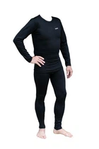 Комплект мужского термобелья Tramp TRUM-019-black-S-M Warm Soft Black (N113809)