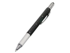 Шариковая ручка Genkky С отверткой, стилусом, линейкой и уровнем Синее чернило Черный (1004-446-03) - изображение 1
