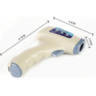 Безконтактний інфрачервоний термометр UKC BIT-10 Електронний дистанційний термометр цифровий Вимірювач Температури Тіла / води / молока - медичний з дисплеєм для вимірювання для дітей і дорослих Білий - зображення 3