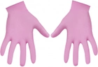 Одноразовые перчатки Nitromax нитриловые без пудры 10 шт Розовые, размер XS - изображение 4