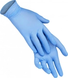 Одноразовые перчатки Nitromax нитриловые без пудры 10 шт Голубые, размер S - изображение 4