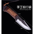 Охотничий нож нескладной ручная робота SR DM-136 серебристый - изображение 2